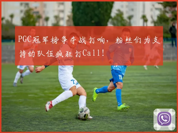 PGC冠军榜争夺战打响,粉丝们为支持的队伍疯狂打Call!